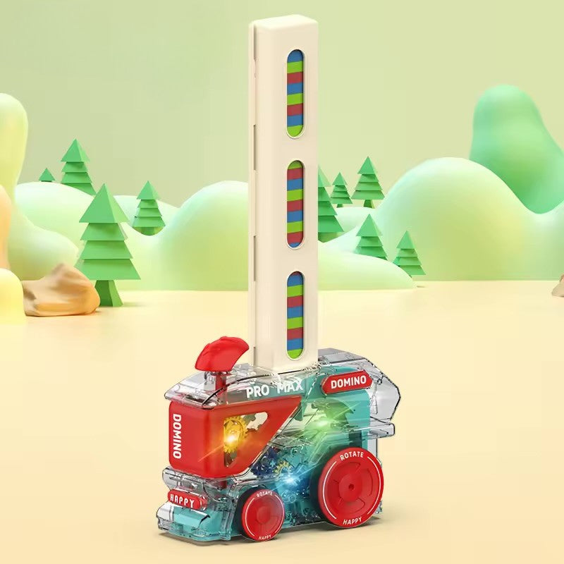 Domino-Zug: Endloser Spielspaß für kleine Baumeister